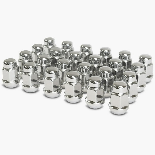 20 Bulge Acorn Lugs 1.9" M14x1.5 fits Jeep & Land Rover 3/4 Hex, Chrome 20 Bulge Acorn Lugs 1.9" M14x1.5 fits Jeep & Land Rover 3/4 Hex, Chrome